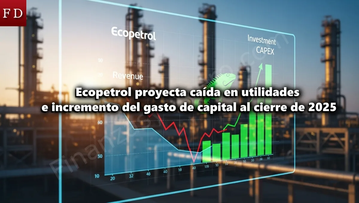 Ecopetrol proyecta caída en utilidades e incremento del gasto de capital al cierre de 2025