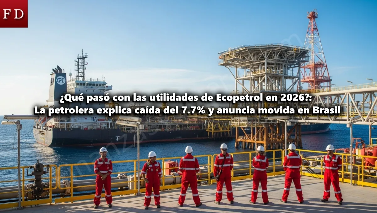 Qué pasó con las utilidades de Ecopetrol en 2026 La petrolera explica caída del 7.7% y anuncia movida en Brasil