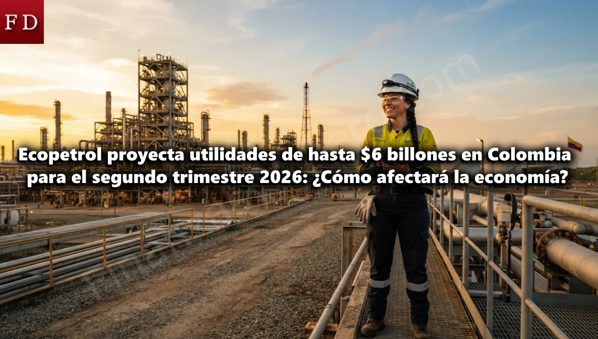 Ecopetrol proyecta utilidades de hasta $6 billones en Colombia para el segundo trimestre 2026 Cómo afectará la economía