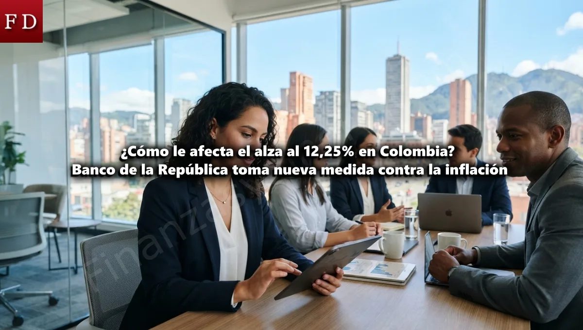 Cómo le afecta el alza al 12,25% en Colombia Banco de la República toma nueva medida contra la inflación