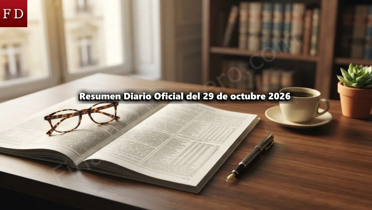 Resumen Diario oficial del 29 de octubre 2026